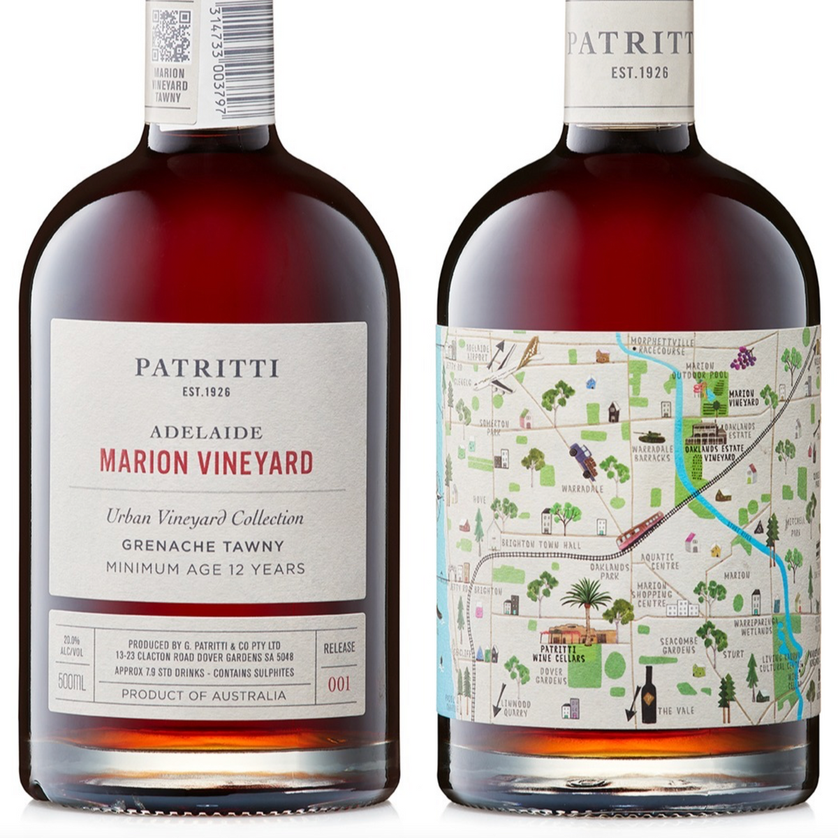 Patritti Urban Wine Collection label