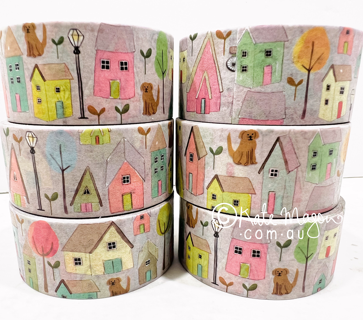 House Bikes Dogs washi tape