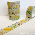 Floral Silver Banksia washi tape