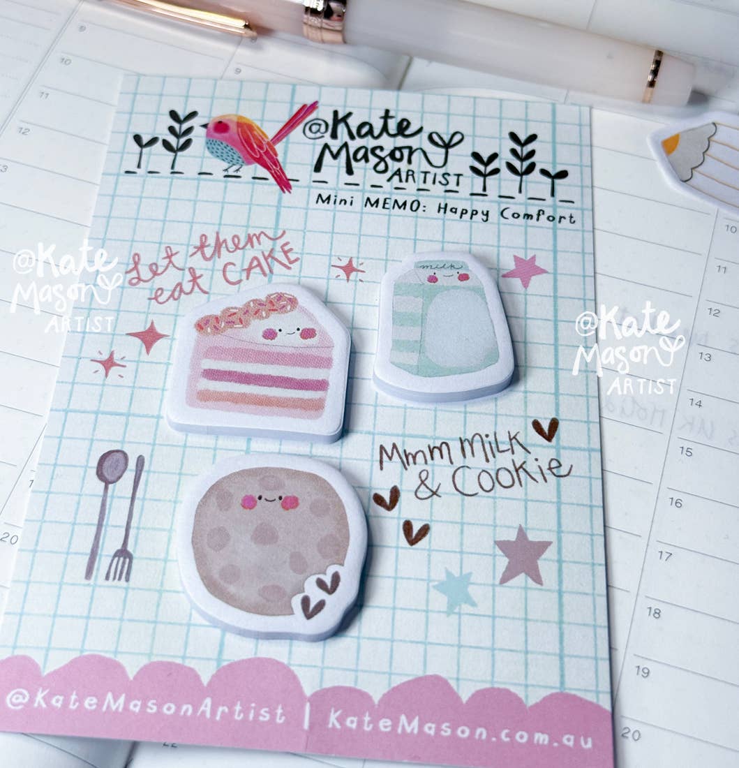 Happy Comfort mini memo sticky notes