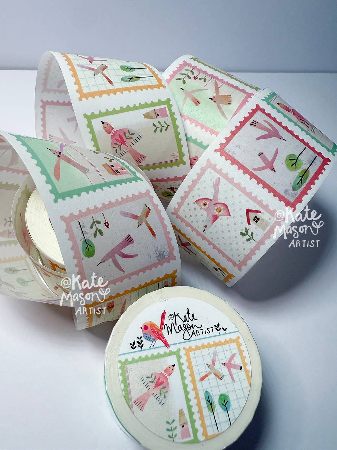 Stamp 2025 Birds washi tape