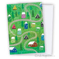 Nordic Village Hills greeting card