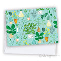 Plant Design greeting card