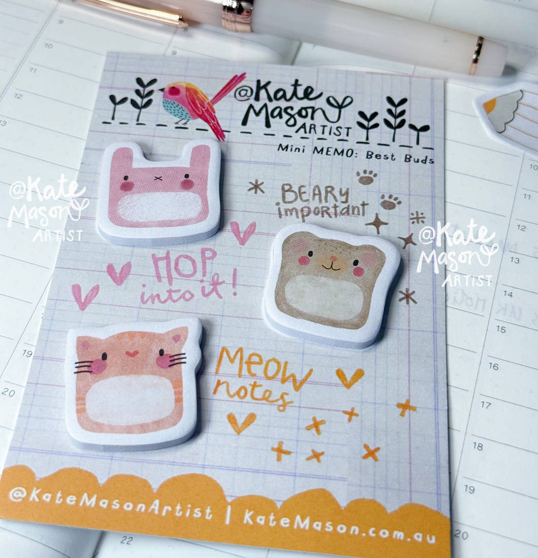 Best Buds mini memo sticky notes