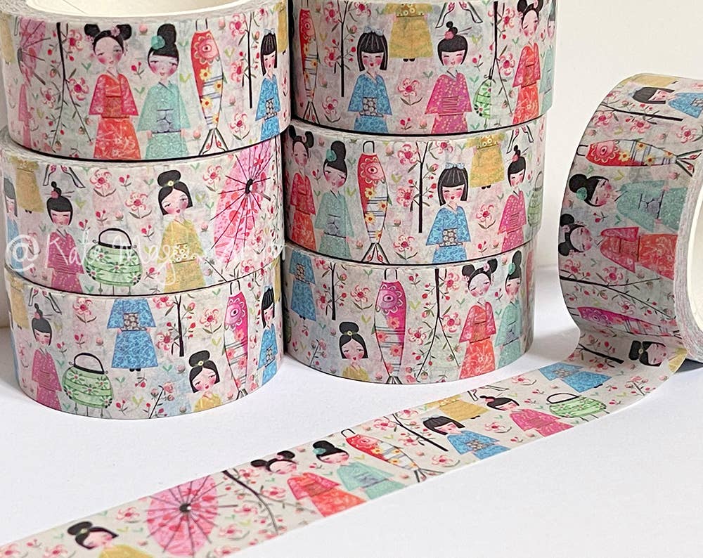 Kokeshi washi tape