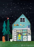 Micro Living Stars postcard