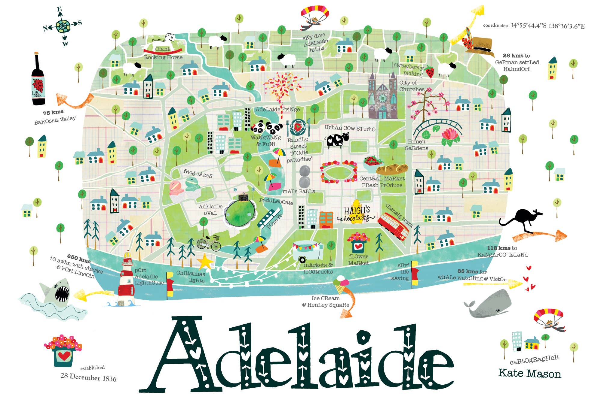 Adelaide postcard