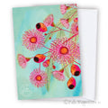 Gumnut Floral greeting card