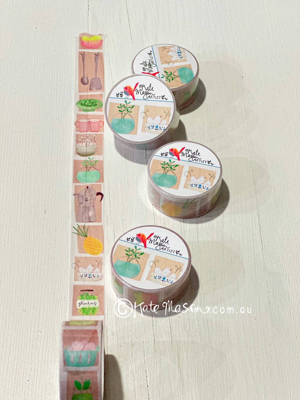 Pantry Food Display washi tape