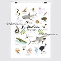 Aussie Things Kill You TEA TOWEL Adelaide South Australia Kitchen Gift
