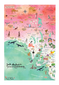 South Australia Map PRINT Adelaide South Australia Wall Art Gift
