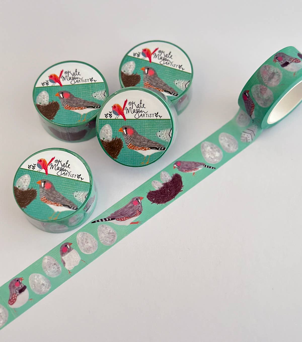 Finches Eggs Nest washi tape