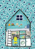 Micro Living Floral postcard