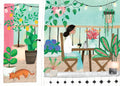 Patio Garden Scene postcard