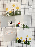 Trip Girl memo block paper by Nishi Shuku