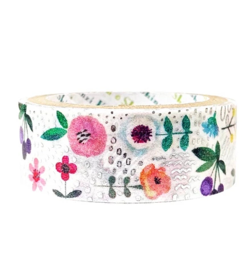 Flowers Foliage Berries washi tape by Shinzi Katoh