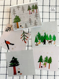Forest Stars Girl memo block paper by Nishi Shuku