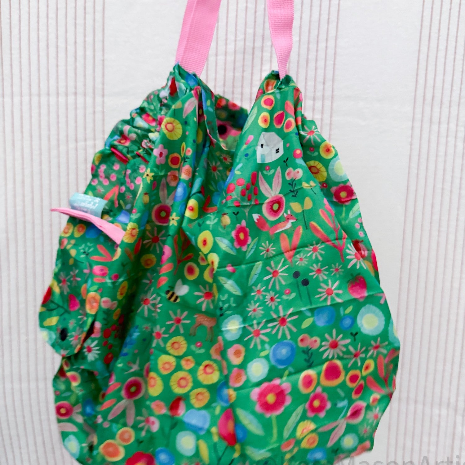 Horse Floral SHUPATTO BAG Foldable Shopping Bag Gift